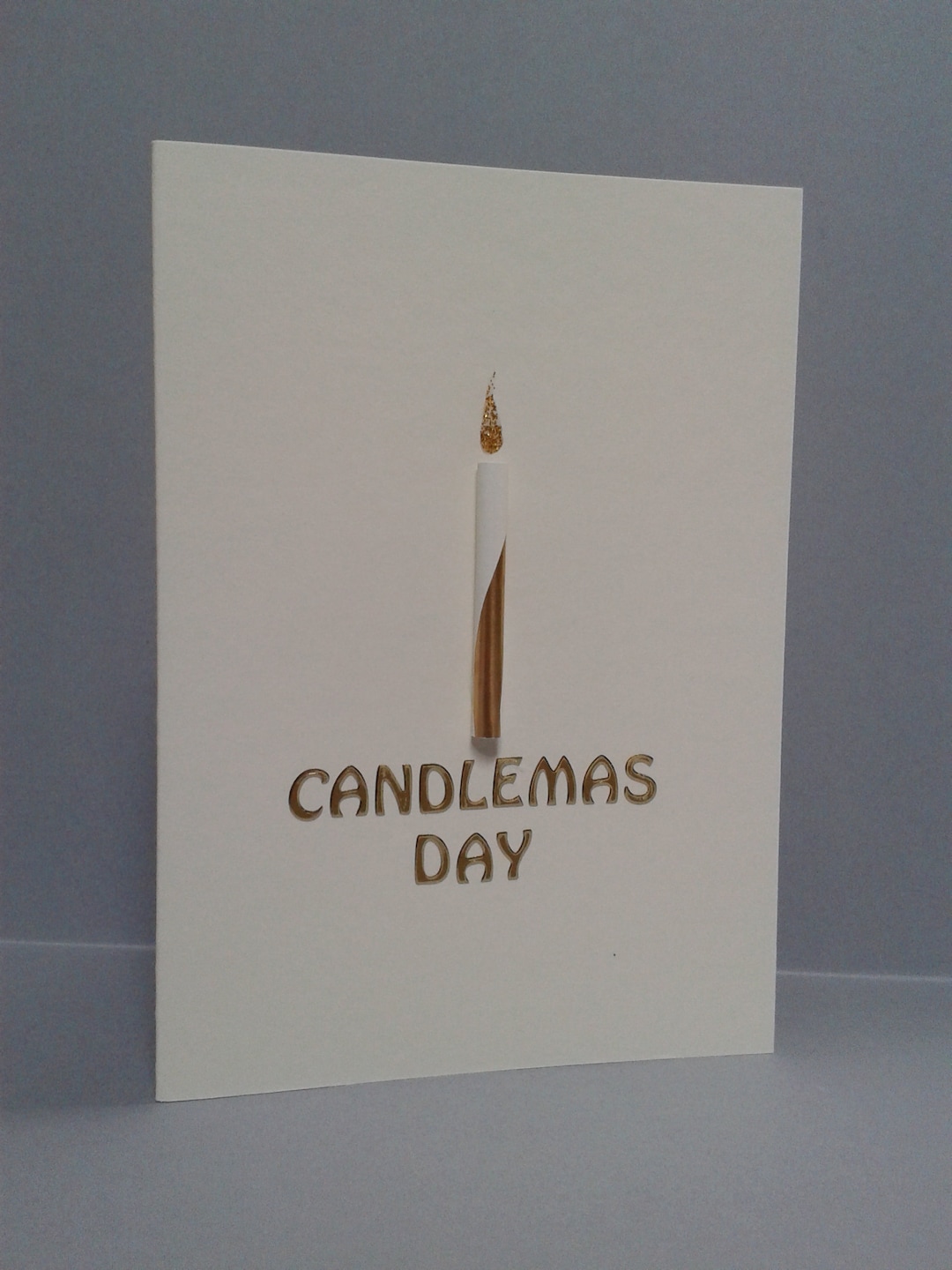 Candlemas Day Candle Card, Candlemas Card. Etsy UK