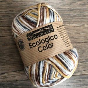 Schachenmayr Ecologico Color Yarn-Color-&quot;Brasil&quot;-#1727-90 yards-17 available