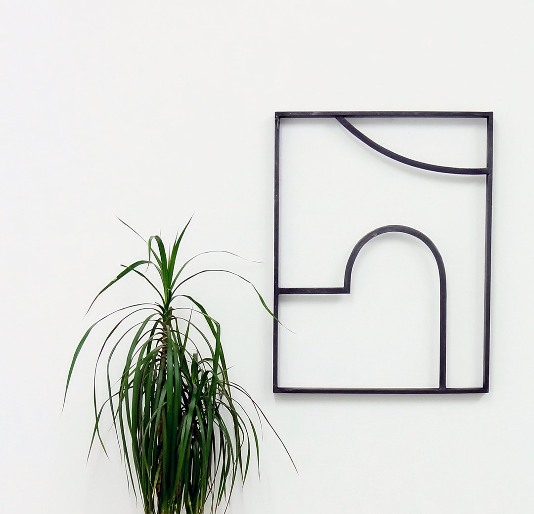 Steel Abstract Art Frame - Etsy