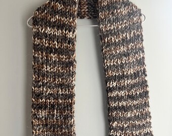 Mad Cozy  (a Striped and Ribbed Scarf)