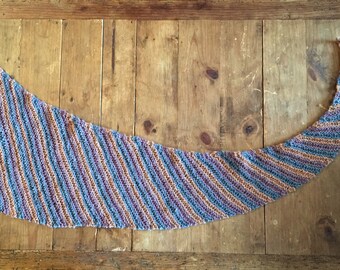 No Mistake (a Striped Dropped-Stitch Scarf)