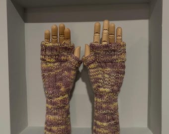 Turtlefingers (Fingerless Merino Mitts)