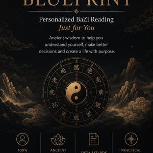 BaZi Reading | Four Pillars Destiny Chart (PDF Report)
