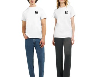 Minimalist Streetwear T-Shirt, Clean Urban Aesthetic Tee, Unisex Cotton Basic, Everyday Logo Shirt, Y2K Style, Gift for Him Her | BNDIT