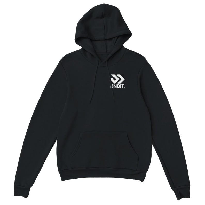 Oversized Streetwear Hoodie, Urban Aesthetic Pullover Hoodie, Unisex Hooded Sweatshirt, Y2K Grunge Vibe, Minimalist Logo, Edgy Gift | BNDIT image 4