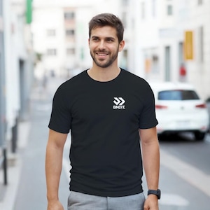 Streetwear T-Shirt Heavyweight, Urban Aesthetic Tee, Unisex Cotton Shirt, Y2K Grunge Vibe, Minimalist Logo, Edgy Fashion Gift | BNDIT