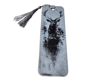 Misty Forest Deer Bookmark – Eco-Friendly 3D Printed Design