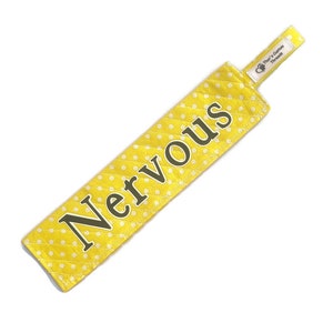 Personalized Dog Lead Slip Cover: Reactive/Nervous Warning Sleeve