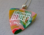 Shonen Knife - Naoko - Guitar Pick - Plectrum - Kawaii - Upcycled - Necklace