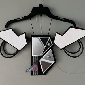 Zelah Shoulder Neck Armor Sci-Fi Futuristic costume headpiece accessory