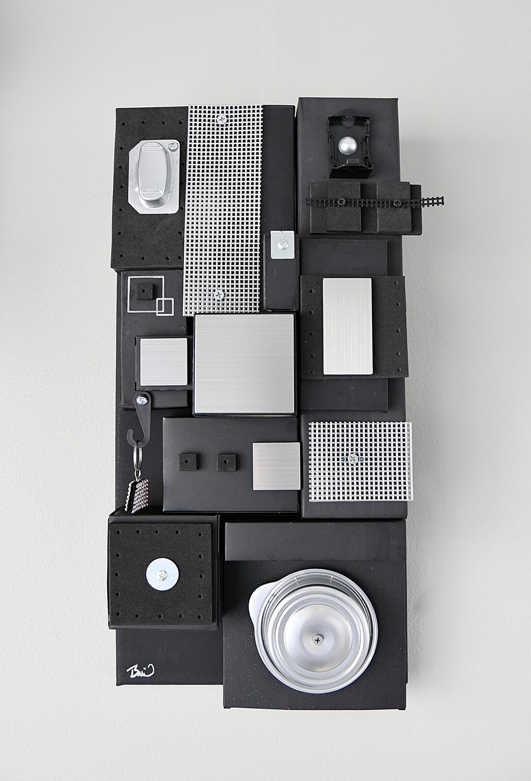Quantum Module Functional Wall Unit Sculpture Sci-fi Futuristic Art ...