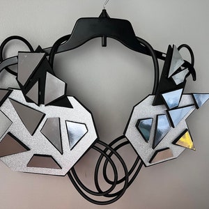 Zordic Force Shoulder Neck Armor Sci-Fi Futuristic costume headpiece accessory