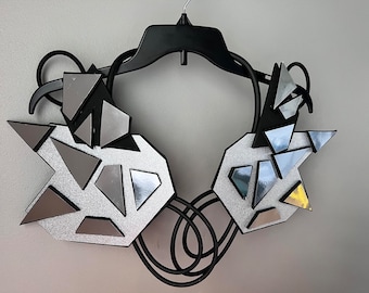 Zordic Force Shoulder Neck Armor Sci-Fi Futuristic costume headpiece accessory