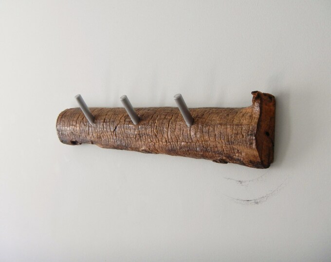 Driftwood Coat Rack Wall Mounted Coat or Hat Rack for the Etsy