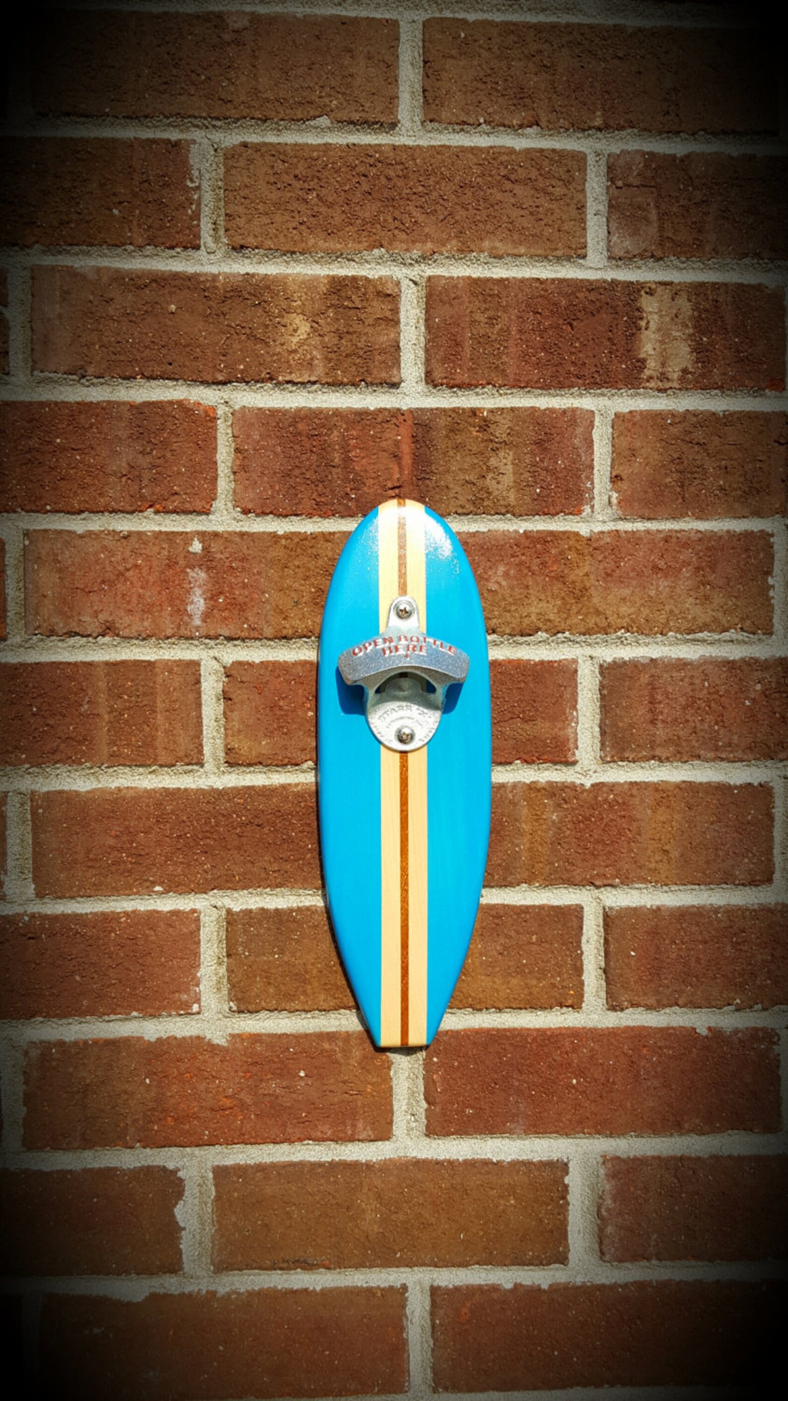 Surfboard bottle opener wall mounted longboard shape with Etsy