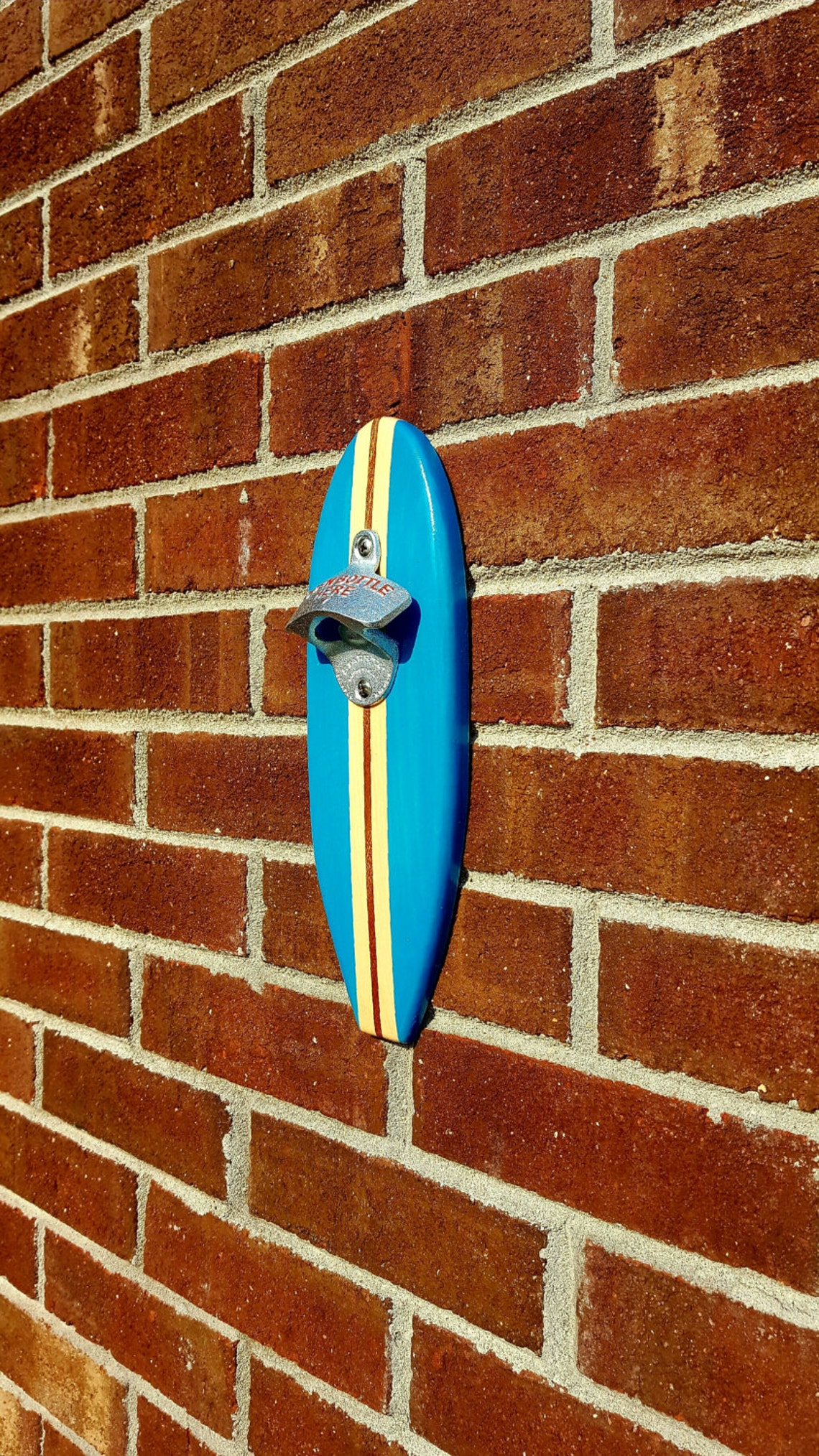 Surfboard bottle opener wall mounted longboard shape with Etsy