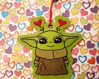 Bookmark - Baby Green Alien - Be My Valentine