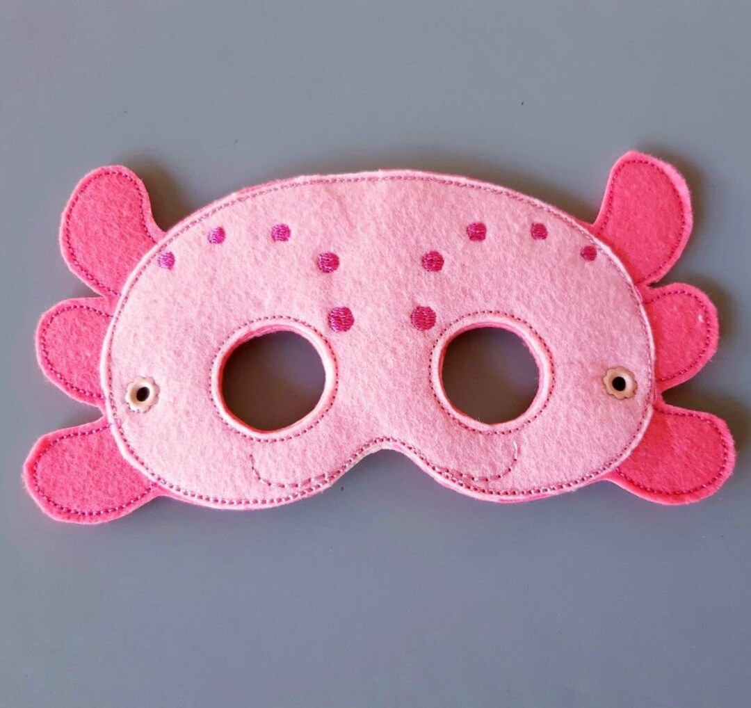 Child's Mask Axolotl Aquatic Pet Etsy