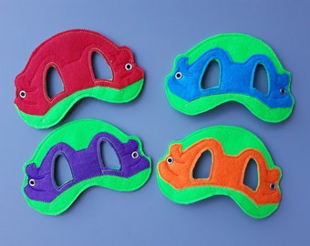 Turtles - Your Choice of color - felt mask