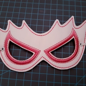 Child's Mask Spiderman Red Vinyl or Spider Gwen Spider Gwen in white