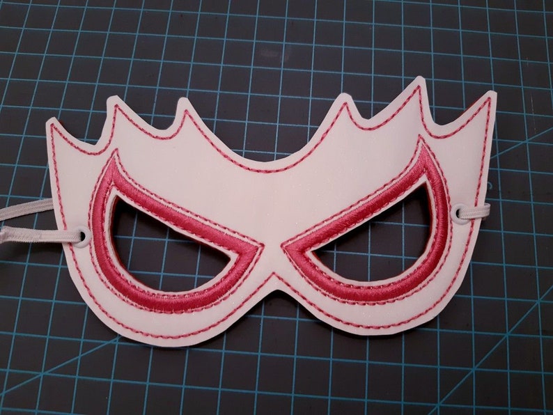 Child's Mask Spiderman Red Vinyl or Spider Gwen Spider Gwen in white