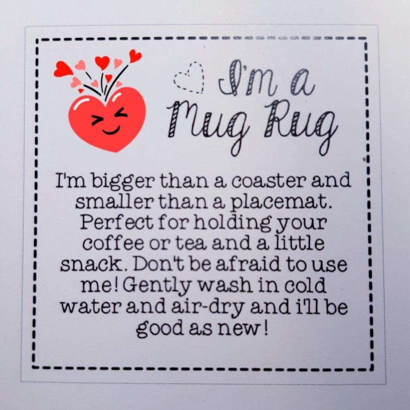mug-rug-gift-set-my-heart-set-of-4-in-a-wooden-tray-ready-to-mail-right-away-etsy for Free Mug Rug Poem Printable Mug Rug Gift Set - My Heart - Set of 4 in a Wooden Tray - Ready to Mail Right Away - Etsy for Free Mug Rug Poem Printable