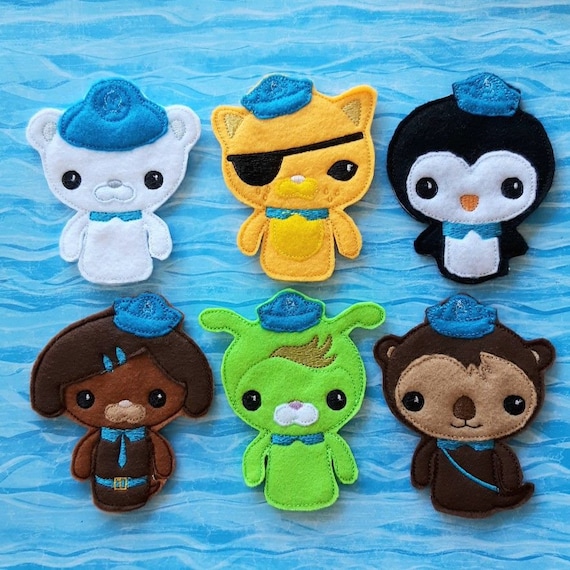 Sea Explorer Finger Puppets Barnacle Kwazi Shellington Tweak Peso Dashi Inspired - Etsy Sea Explorer Finger Puppets Barnacle Kwazi Shellington Tweak Peso Dashi Inspired - Etsy