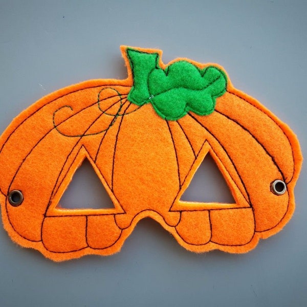 Halloween Deco Felt Pumpkin Mask