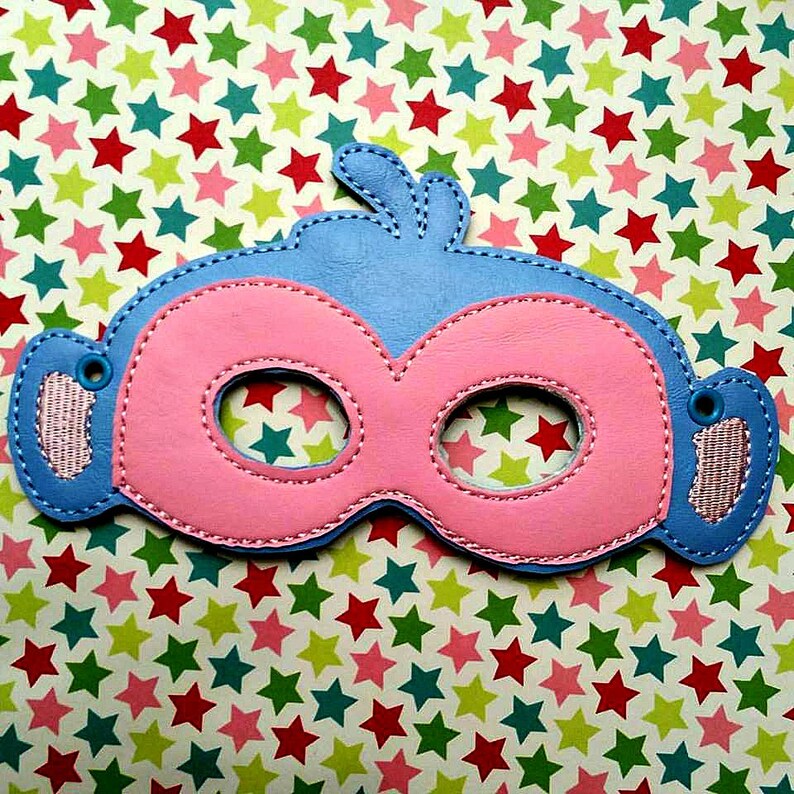 Child\u0027s Mask , Boots the monkey from Dora , light blue vinyl