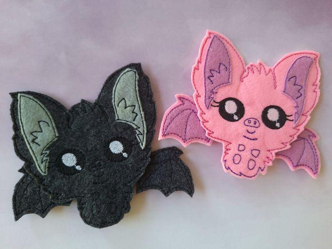 Kawaii Bat Finger Puppet - Choice of Color - Etsy