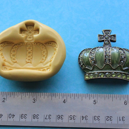 Crown Silicone Mold Fondant Clay Soap Mold Etsy