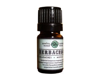 Herbaceous Essential Oil for Muscle Tension & Headaches