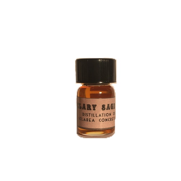 Clary Sage Essential Oil, Dark Amber, Salvia sclarea, France