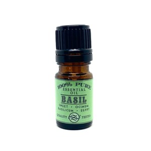 Basil, Sweet, Essential Oil, Ocimum basilicum, Egypt - 15 ml