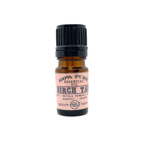 Birch Tar Essential Oil, Betula pendula Roth, Rectified, France