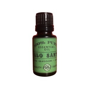 Palo Santo Essential Oil (Holy Wood), Bursera graveolens, Wild Harvest, Ecuador - 15 ml