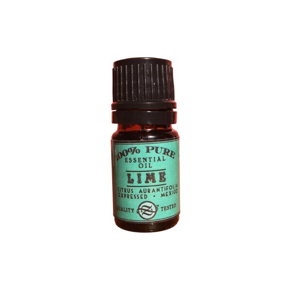 Lime Essential Oil, Distilled, Citrus aurantifolia, Mexico - Bulk Sizes