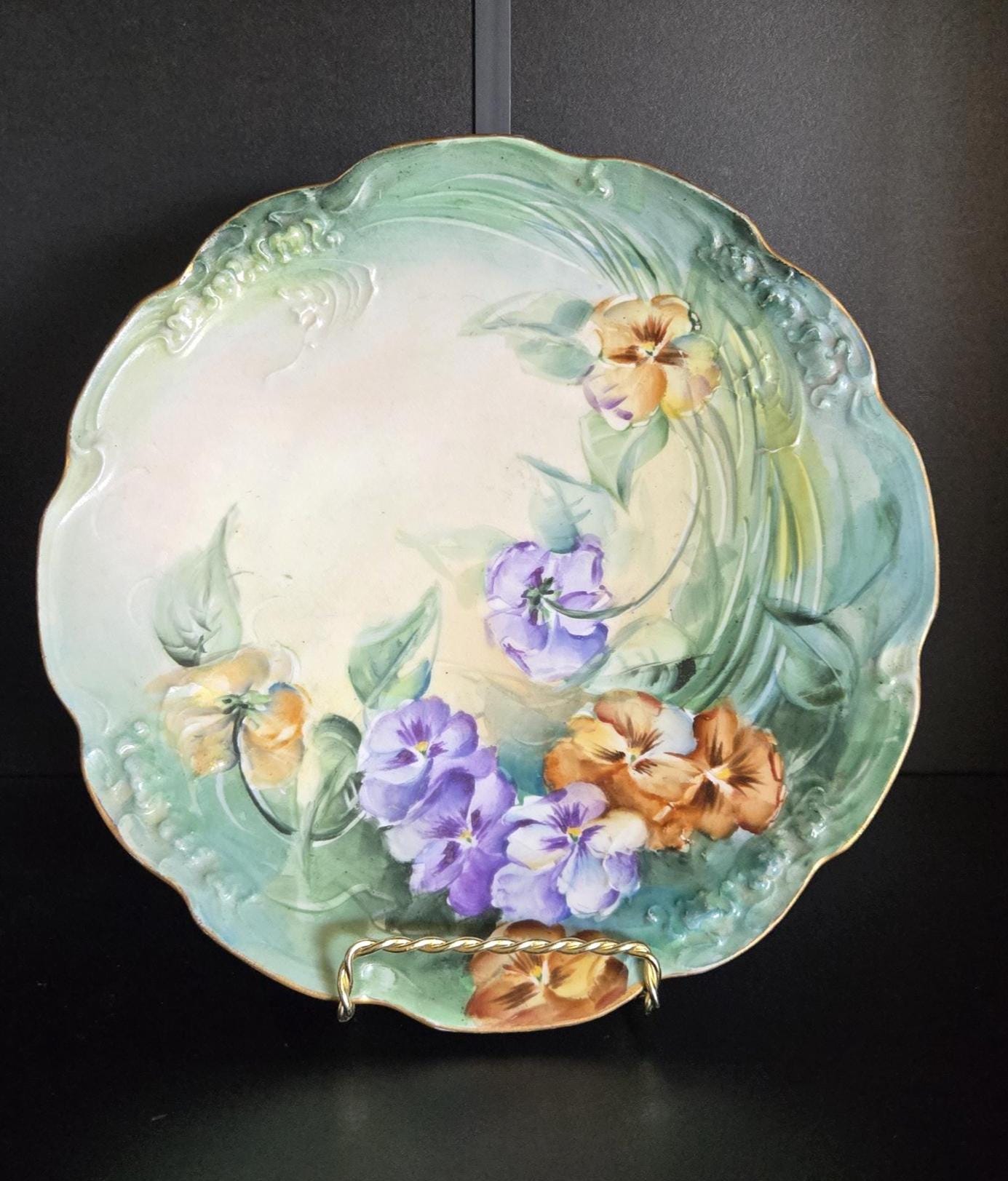 Colorful Antique Plates - Etsy