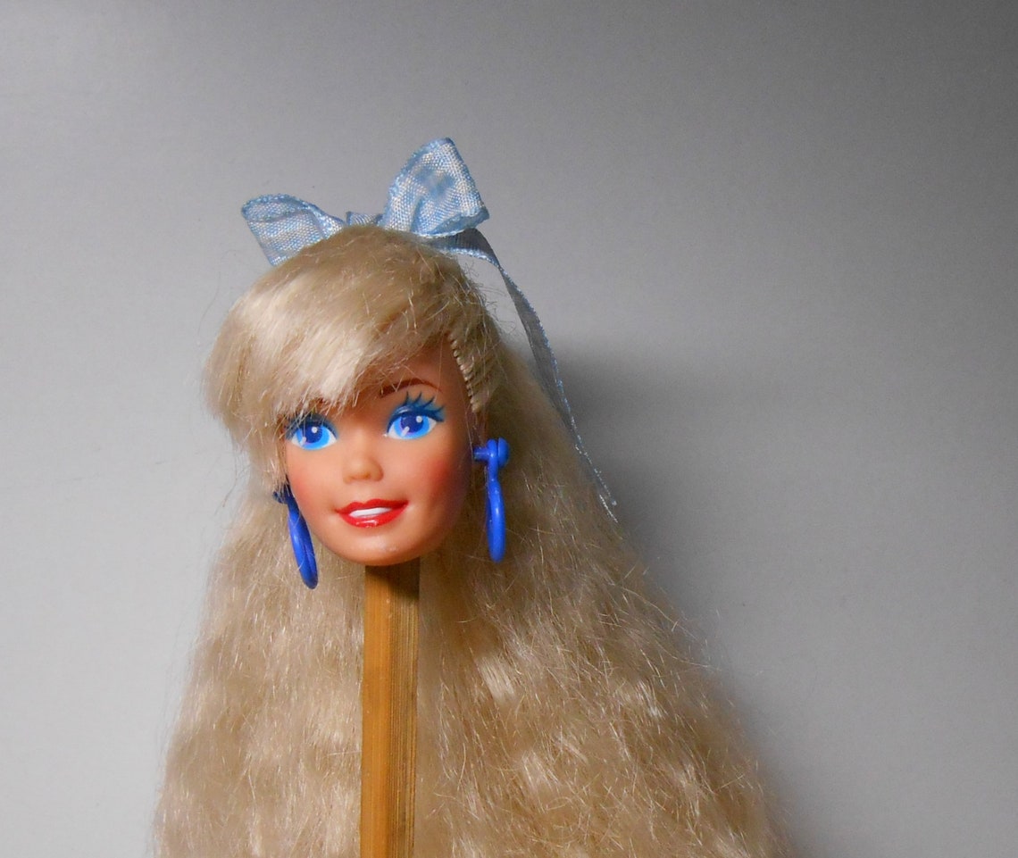 Vintage Barbie head marked Mattel 1976 head only doll Etsy