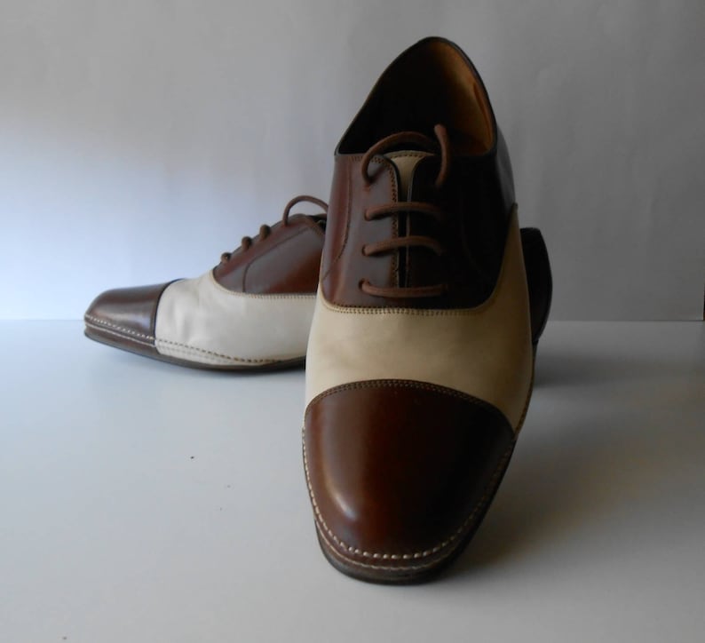 marked MAB studio Bologna EU size 36 Vintage Oxford woman shoes handcrafted Italian vintage shoes new unused leather two colors shoes