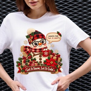 Let It Code Snowman Let Let It Snow Programmer PNG (Descarga digital)