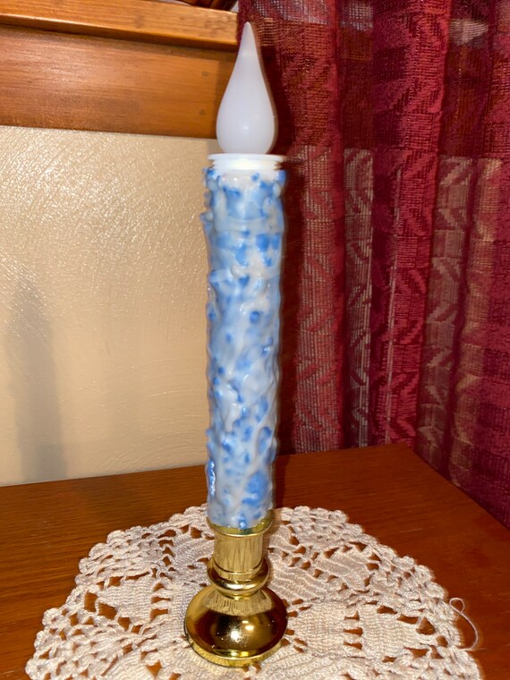 Fun and Funky 10 Wax Timer Taper Candles Battery Powered Etsy