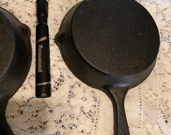 Smaller wrought iron skillets ”new very cute egg size for sure