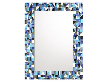 Wall Mirror, Custom Mirror, Mirror for Bathroom, Mosaic Mirror