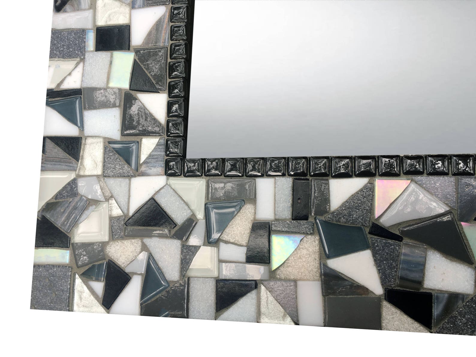 Black and White Wall Mirror | Etsy