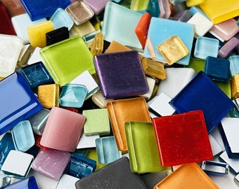 Mosaic Tiles GRAB BAG, Mixed Lot , 1/2 Pound