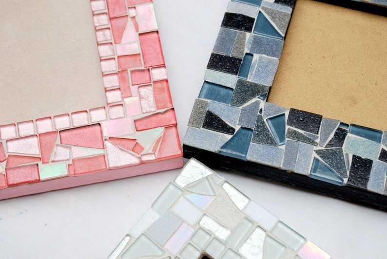 Mosaic Picture Frame 5 x 7 You choose the color Etsy