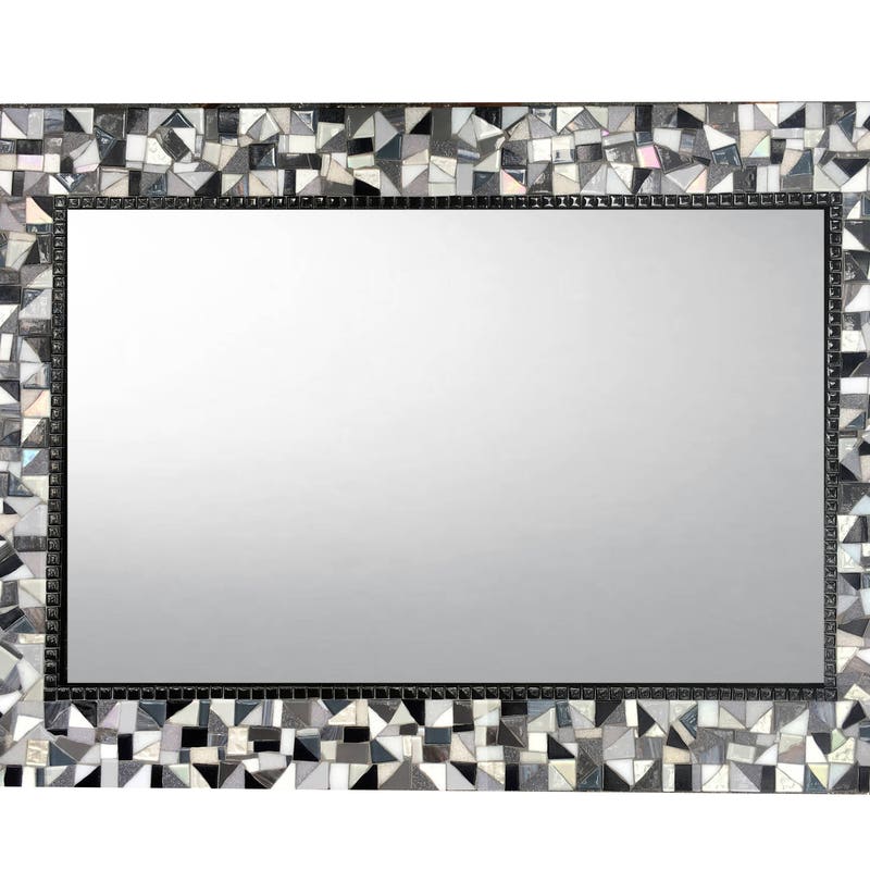 Black Wall Mirror - Etsy