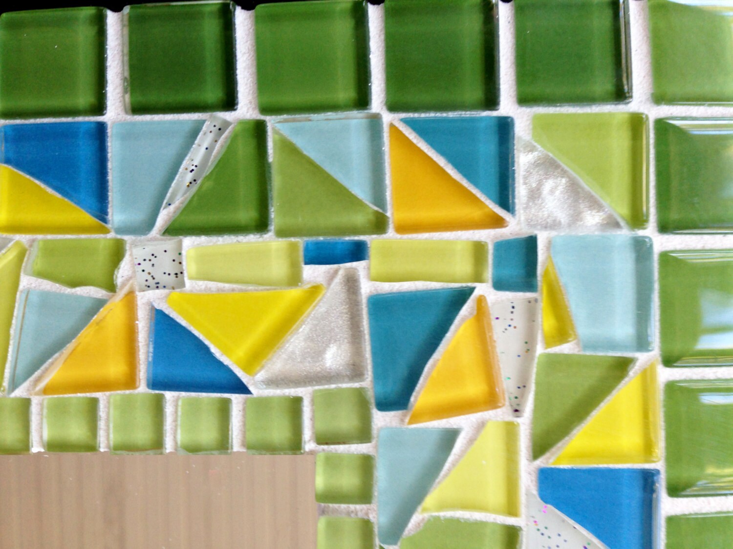 Mosaic Wall Mirror Colorful Mirror Decorative Wall Mirror Etsy