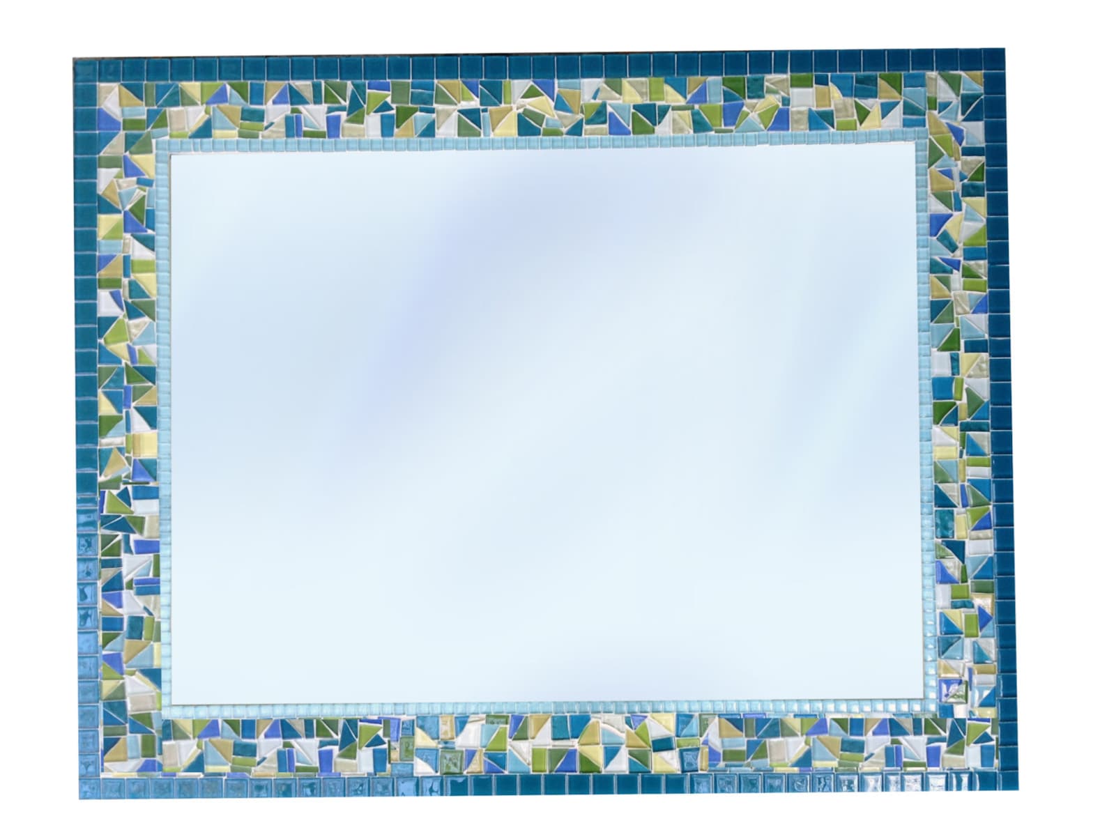 Bathroom Wall Mirror Colorful Mosaic Mirror Bathroom Decor Etsy